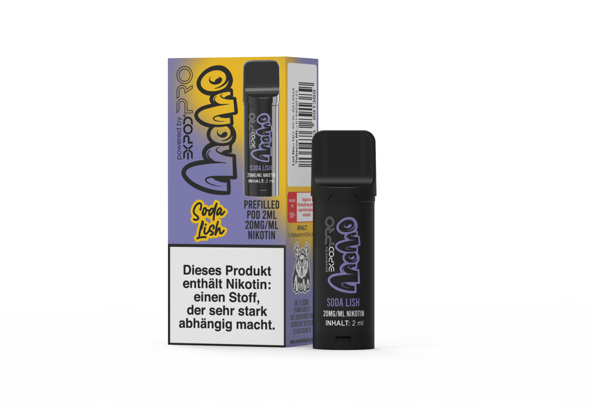 Expod Pro POD - Momo - Soda Lish - 20mg